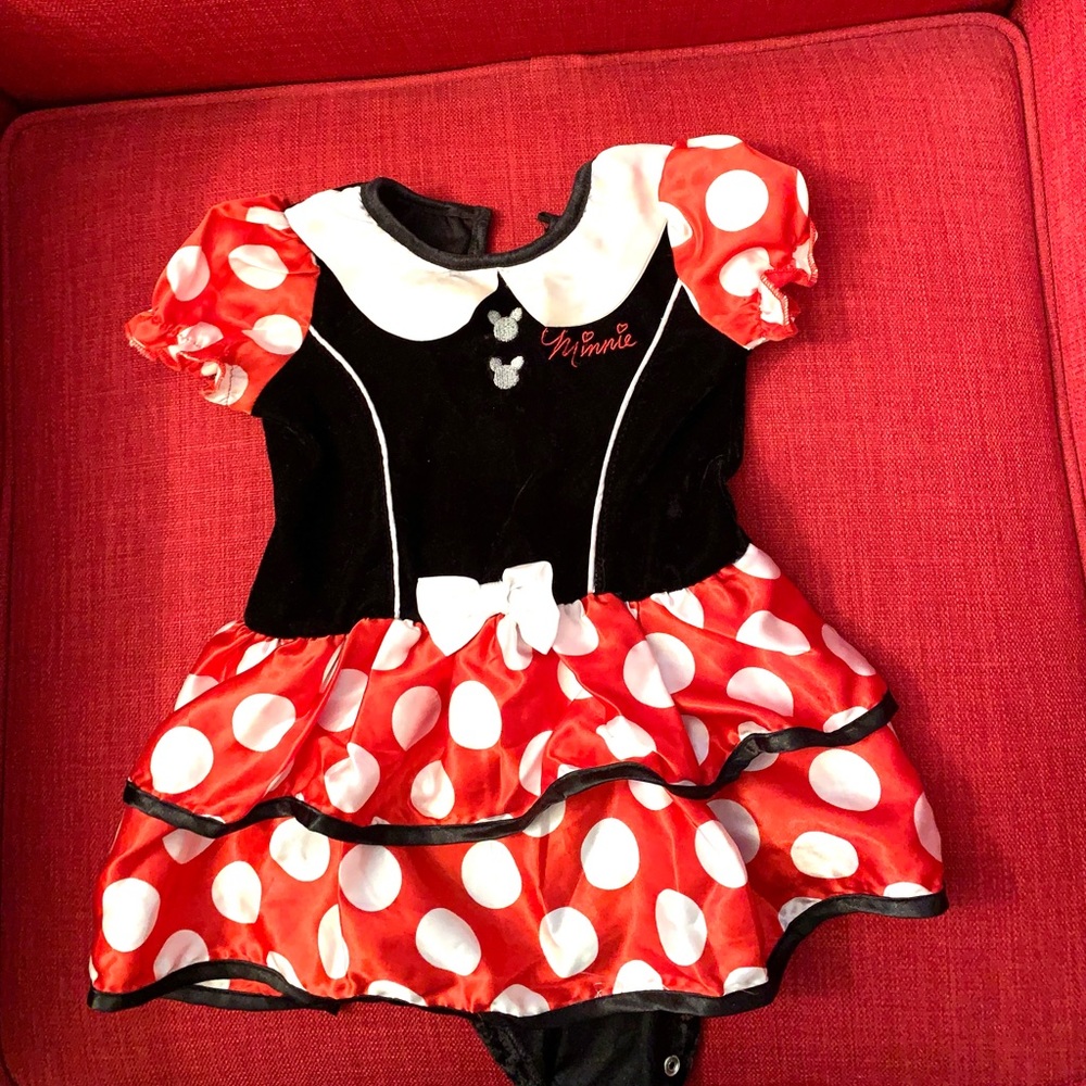 Disney Halloween Costume Minnie Mouse Character Dress 12-18 Months